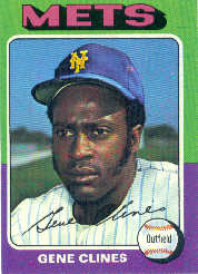 1975 Topps Baseball Cards      575     Gene Clines